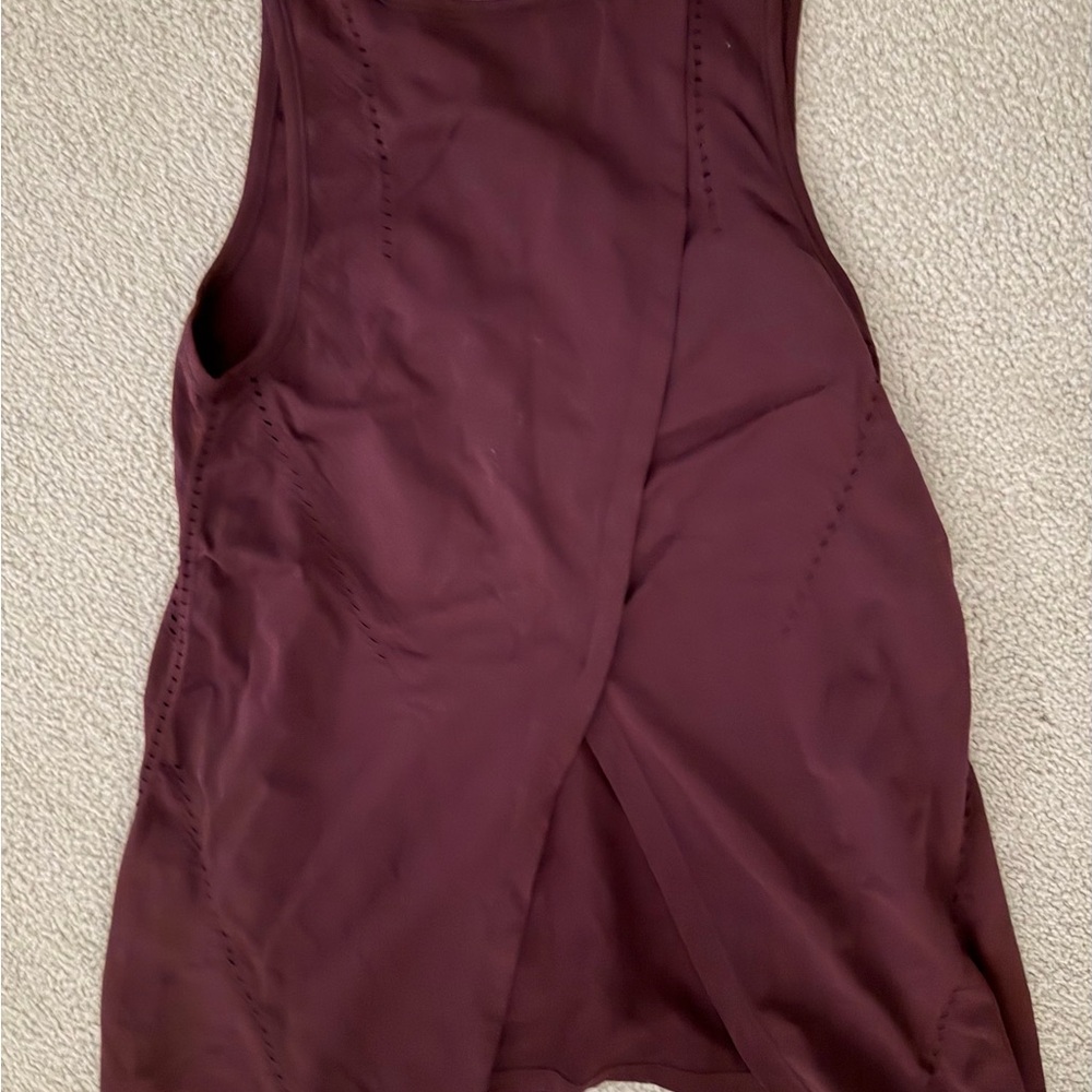 Lululemon Athletica Deep Burgundy Tank Top